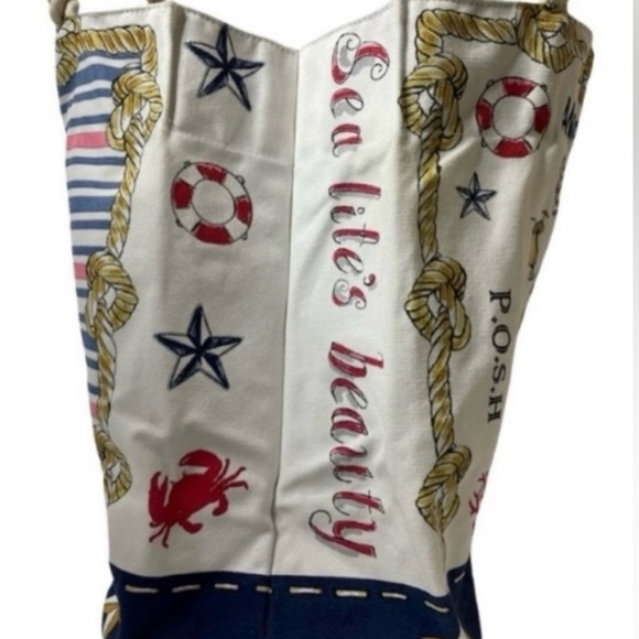 Brighton "Sail Into Summer" Nautical Canvas Tote Bag | NWT | $100 Retail - Picture 8 of 9